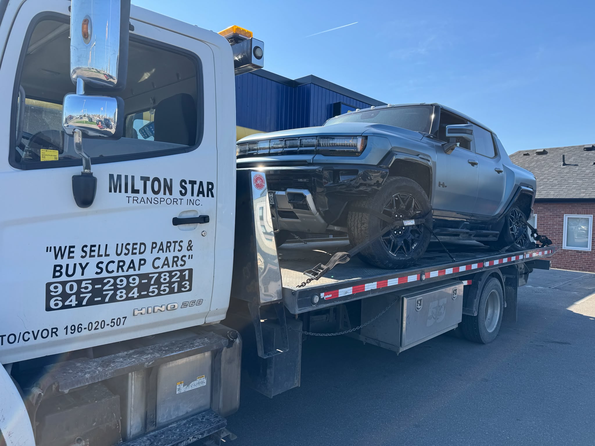 Milton Star Transport vehicle recovery